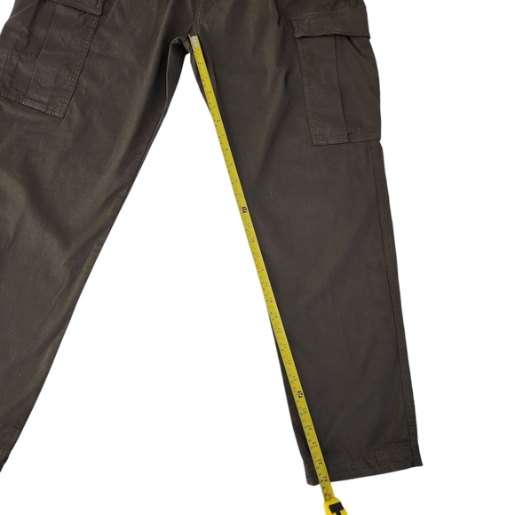 SCOTCH & SODA Pleated Cotton Cargo Pants khaki W36 L32 - Picture 14 of 15